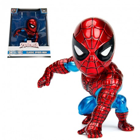 FIGURA METAL SPIDERMAN CLASICO 10 CM