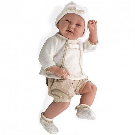 MUÑECA 52 CM BABY EDDIE BEIGE