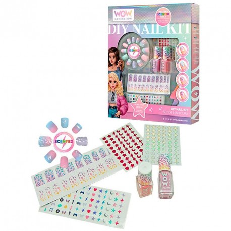 WOW GENERATION SET DE MANICURA CON UÑAS PERFUMADAS 