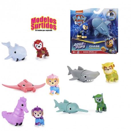 PATRULLA CANINA SURTIDO FIGURA AQUA PUPS