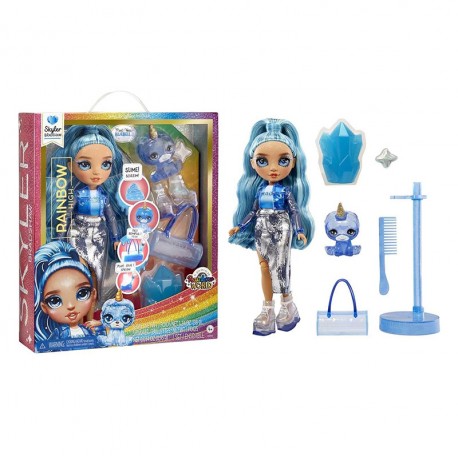 RAINBOW HIGH WORLD MUÑECA - SKYLER (BLUE)