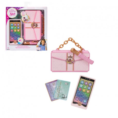 PRINCESAS CON ESTILO SET DE TELEFONO MOVIL CON PORTA MOVIL Y ACCESORIOS 