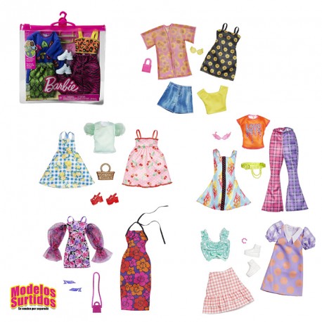 Packs de ropa de barbie online