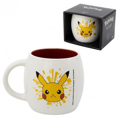 TAZA CERAMICA POKEMON PIKACHU GLOBE 380 ML EN CAJA REGALO