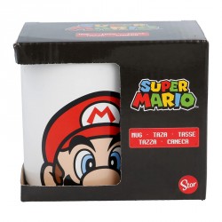 TAZA CERAMICA SUPER MARIO 325 ML EN CAJA REGALO