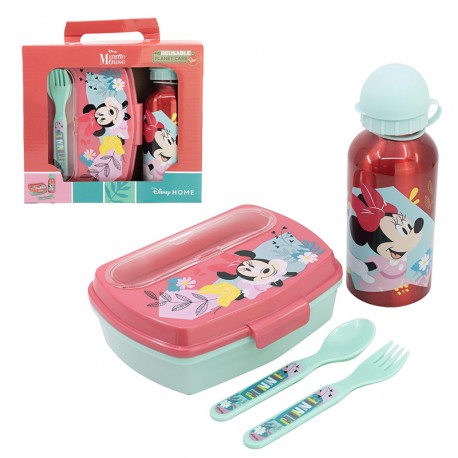 SET URBAN VUELTA AL COLE 4 PCS. MINNIE MOUSE BEING MORE MINNIE