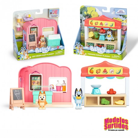 BLUEY MINI PLAYSETS CON FIGURA ASST 2 S3