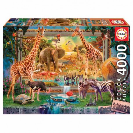 PUZZLE 4000P VOLVIENDO DE LA SABANA