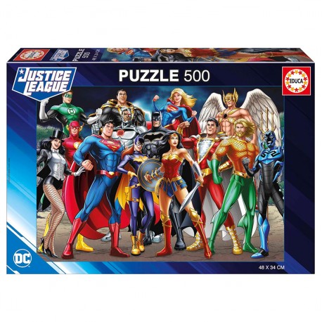 PUZZLE 500P JUSTICE LEAGUE DC COMICS