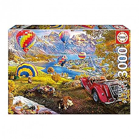 PUZZLE 3000P EL VALLE DE LOS GLOBOS AEROSTATICOS