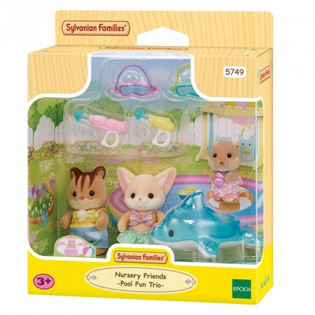 SYLVANIAN AMIGOS DE LA GUARDERIA - FIESTA EN LA PISCINA