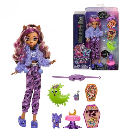 MONSTER HIGH FIESTA DE PIJAMAS CLAWDEEN WOLF