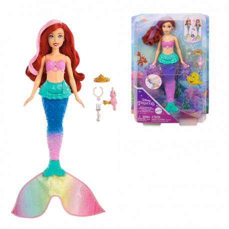 DISNEY PRINCESS ARIEL CAMBIA DE COLOR Y NADA