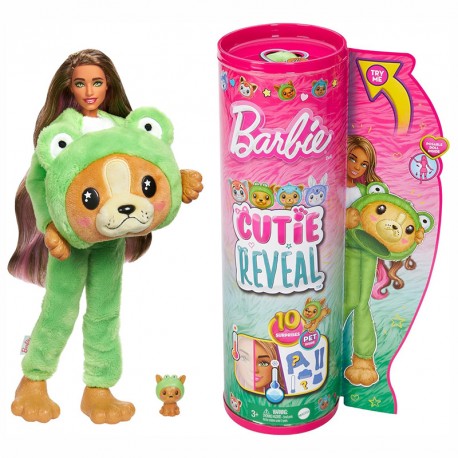 BARBIE CUTIE REVEAL SERIE DISFRACES PERRO RANA