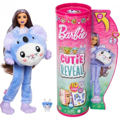 BARBIE CUTIE REVEAL SERIE DISFRACES CONEJO KOALA