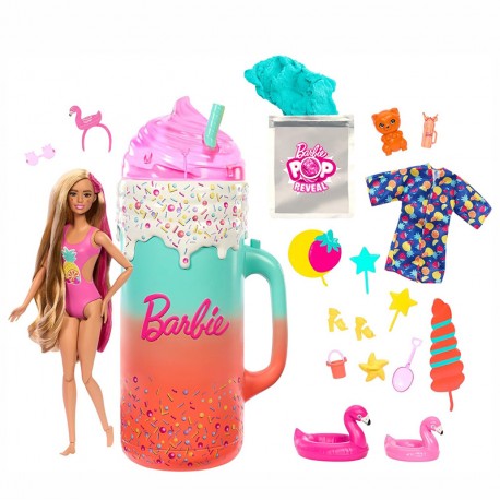 BARBIE POP REVEAL SERIE FRUTAS SMOOTHIE TROPICAL