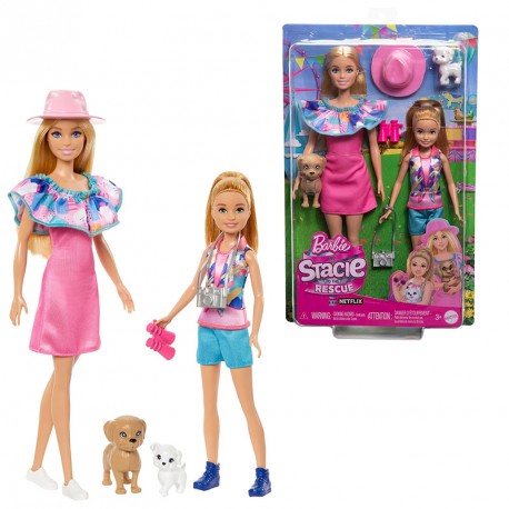 BARBIE STACIE AL RESCATE PACK 2 HERMANAS