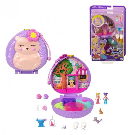 POLLY POCKET COFRE HEDGEHOG COFFEE SHOP