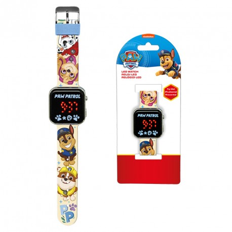 RELOJ LED PAW PATROL 