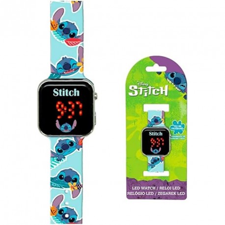 RELOJ LED STITCH