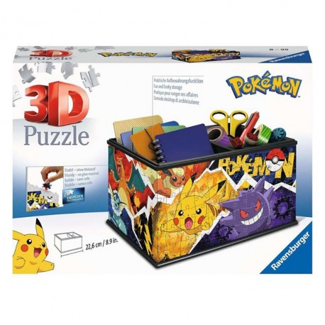 PUZZLE 3D STORAGE BOX POKEMON