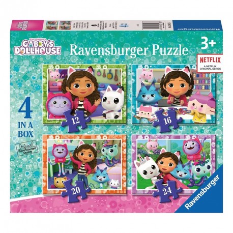 PUZZLE 4 IN A BOX GABBYS DOLLHOUSE