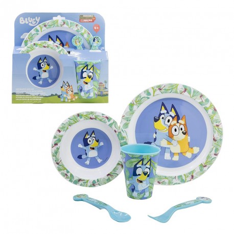 PLATO BLUEY SET MICRO 5 PCS EN ESTUCHE