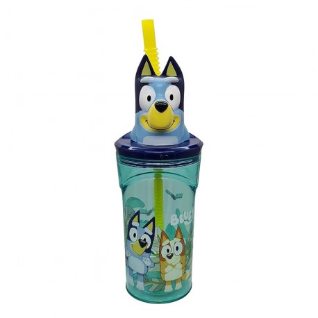 VASO BLUEY 360 ML FIGURITA 3D