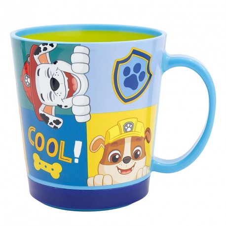 TAZA PAW PATROL BOY HI THERE  ANTIVUELCO PP 410 ML