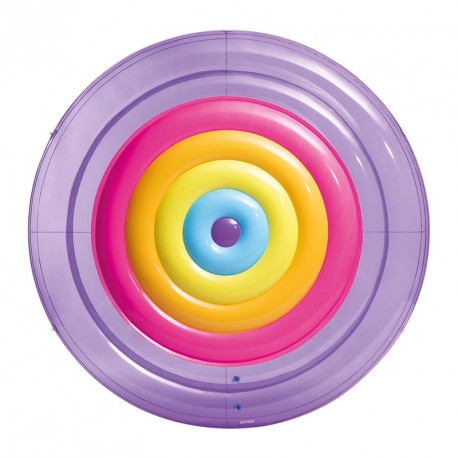 COLCHONETA HINCHABLE FIESTA ARCOIRIS D206CM