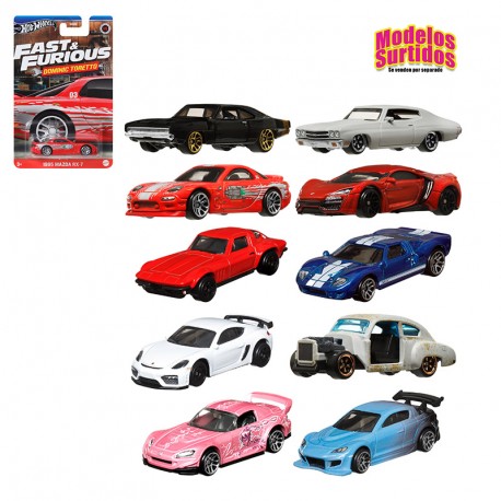 HOTWHEELS COCHE FAST & FURIOUS SURTIDO