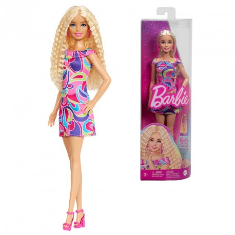 BARBIE FASHIONISTAS CON VESTIDO INSPIRADO EN TOTALLY HAIR