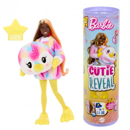 BARBIE CUTIE REVEAL SUEÑOS DE COLORES MUÑECA PINGÜINO