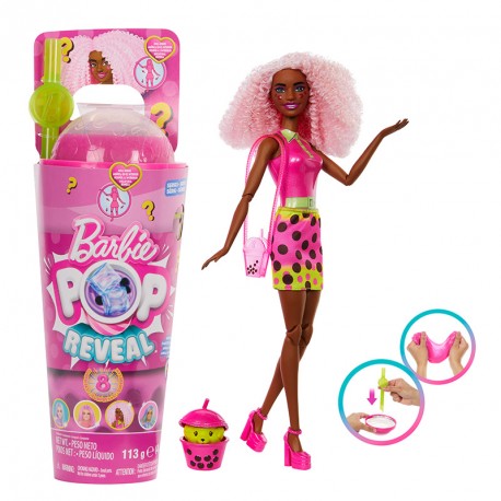 BARBIE POP REVEAL TE DE BURBUJAS FRUTOS ROJOS