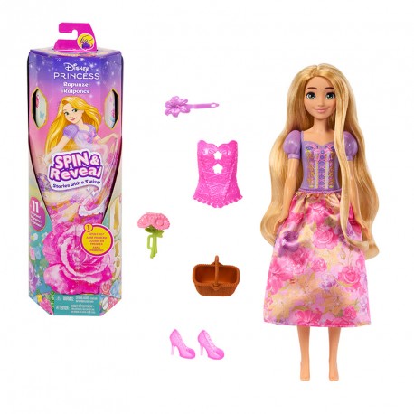 DISNEY PRINCESS RAPUNZEL SPIN AND REVEAL