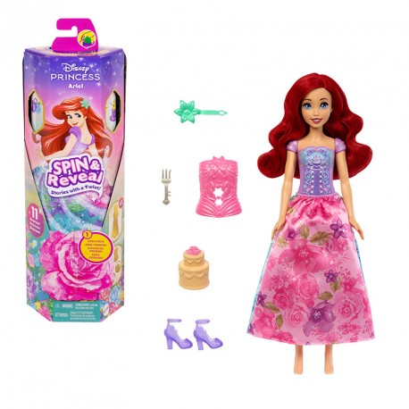 DISNEY PRINCESS ARIEL SPIN AND REVEAL