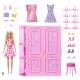 BARBIE DREAM CLOSET MUÑECA, CONJUNTO Y ACCESORIOS