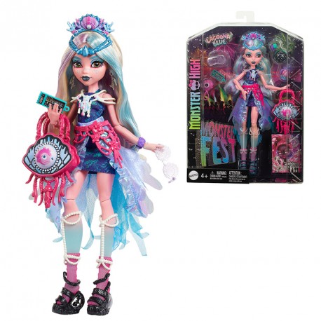 MONSTER HIGH FIESTA MONSTRUOSA MUÑECA LAGOONA BLUE