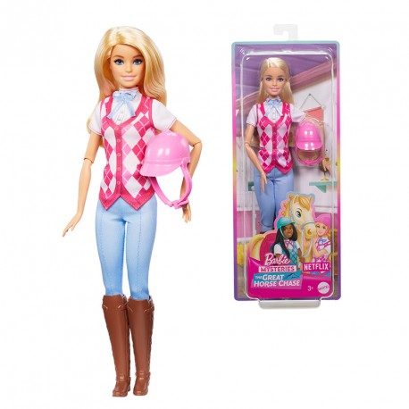 BARBIE MUÑECA JINETE EQUITACION