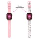 RELOJ INTELIGENTE HOLAWATCH X PLUS PINK ANDROID CON CORREAS INTERCAMBIABLES Y PROTECTOR DE PANTALLA