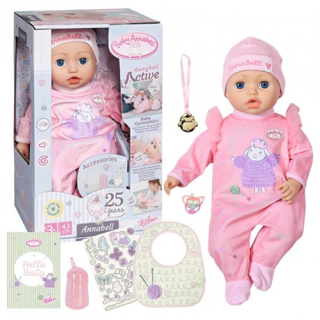 BABY ANNABELL MUÑECA INTERACTIVA 43CM