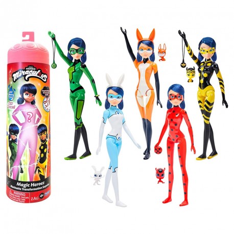 MIRACULOUS MUÑECAS MARINETTE TRANSFORMABLES 