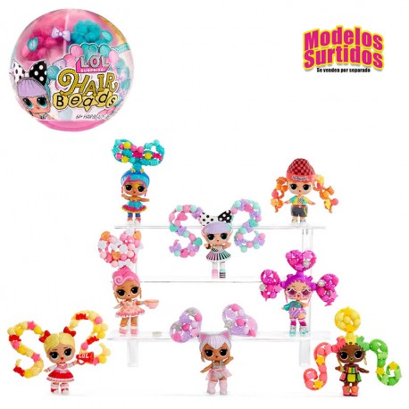 L.O.L. SURPRISE HAIR BEADS TOTS ASST IN PDQ