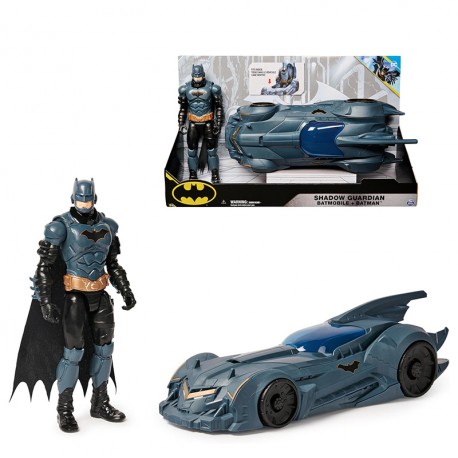 BATMAN MOVIL + FIGURA BATMAN 30CM