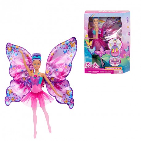 BARBIE DREAMTOPIA MUNECA MARIPOSA BAILARINA Din y Don