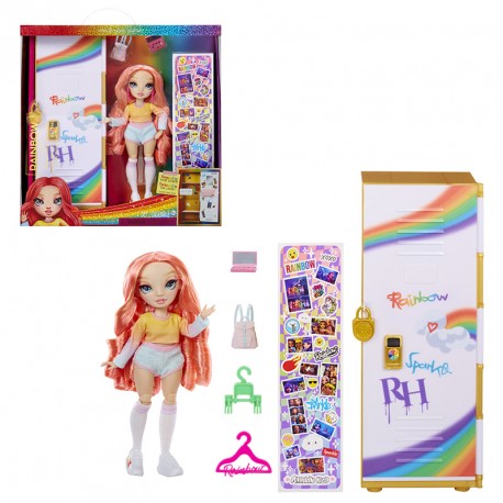 RAINBOW HIGH LOCKER AND DOLL PLAYSET