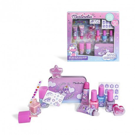 KIR DE UÑAS Y LABIOS LITTLE UNICORN CON CAJA