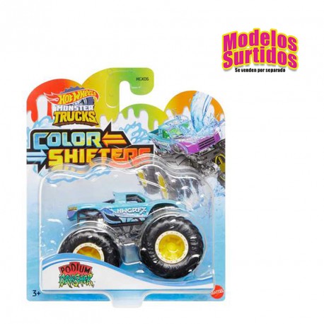 HOTWHEELS MONSTER TRUCKS COCHE COLOR SHIFTERS SURTIDO