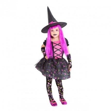 DISFRAZ BRUJA MOONLIGHT PINK INF 8-10 AÑOS   