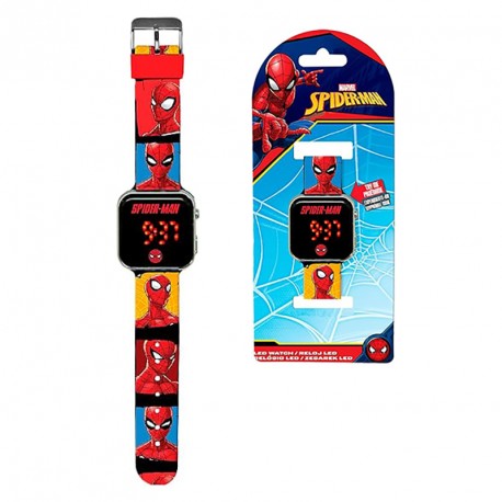 RELOJ LED SPIDERMAN